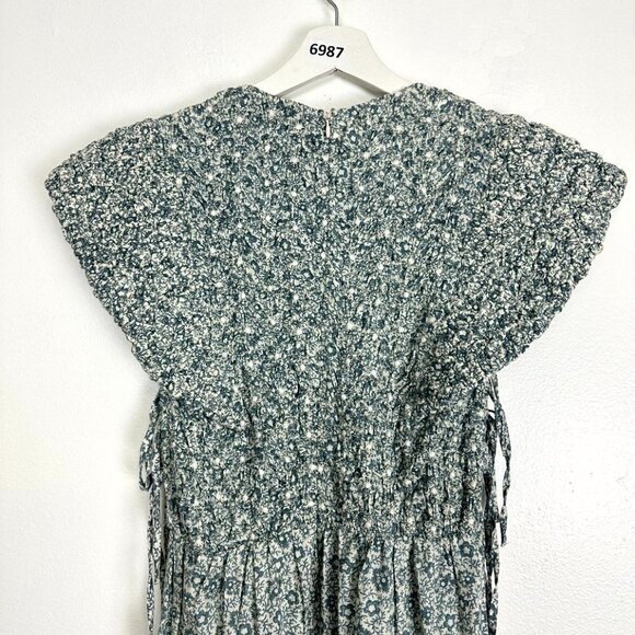 SEA Ida Flora Cotton Dress in Apple Size Small - Picture 9 of 9